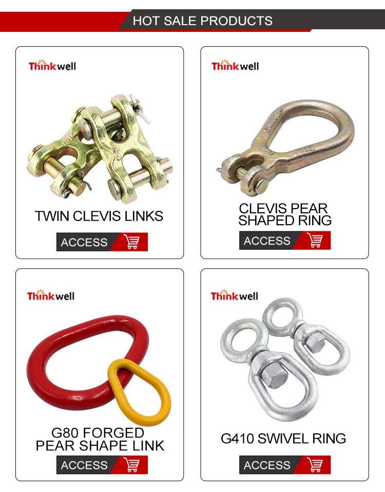 Forged Steel Galvanized Lashing D Ring
