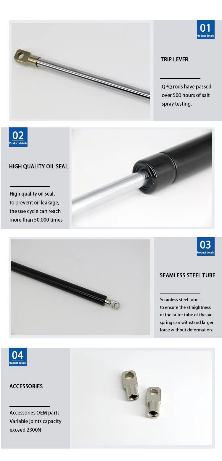 Gas Springs Suppliers Support Customization Gas Strut for Fitness Equipment