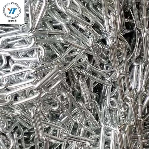 DIN763 Ordinary Mild Steel Long Link Chain