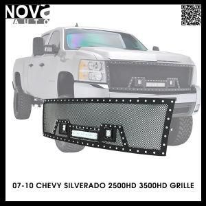 Suitable for 07-14 Chevy Avalanche/Suburban/Tahoe Rivet Stainless Steel Mesh Grille Car Grill
