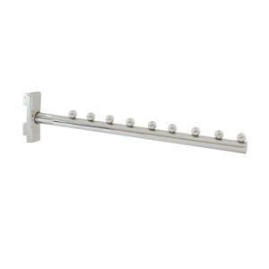 Metal Chrome 7-Ball Display Hook for Slotted Channel