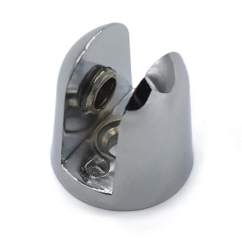 Wholesale Round Shape Chrome Plated Glass Holding Clamp