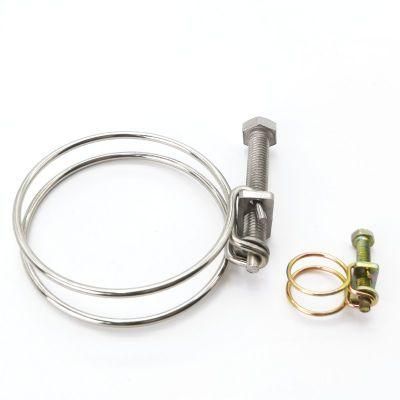 Stainless Steel/Carbon Steel/Phosphor Bronze Double Wire Hose Clamps