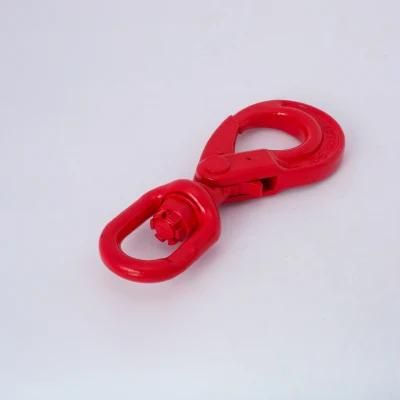 Grade 80 Eye Selflock Hook G80 Drop Forged Eye Lifting Hook