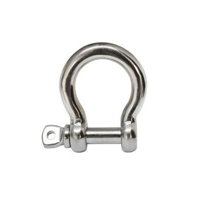 Toyo Screw Pin European JIS Type Heavy Duty Bow Shape Anchor Shackle 304 AISI316 Stainless Steel Shackle Rigging Hardware Fittings