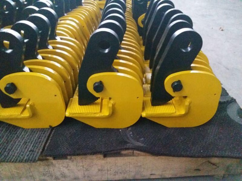 2 Ton Horizontal Plate Clamp for Lifting on Production Line