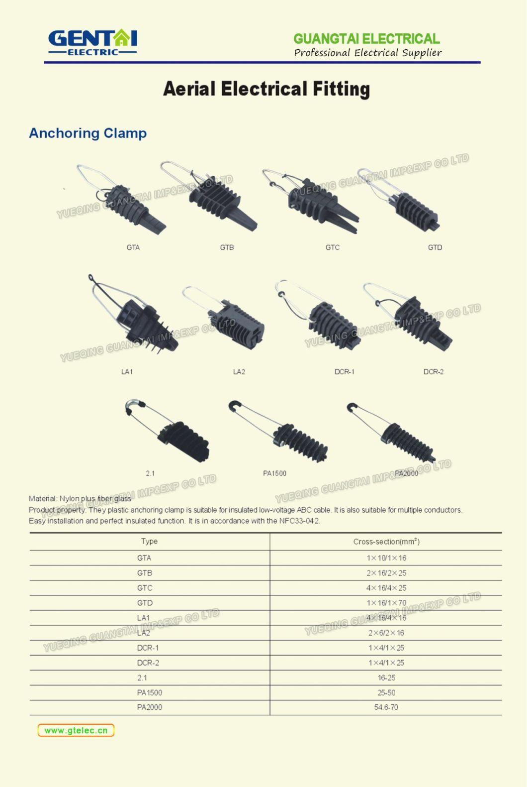 Cable Suspension Clamp with Neoprene Sleeve for ADSS Cable