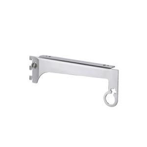 Metal Chrome 25mm Round Tube Holder Shelf Bracket for Vertical System