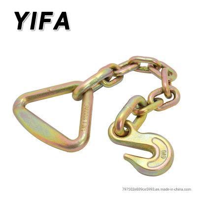 Hoisting Rigging Chain with Eye Grab Hook and Delta Ring