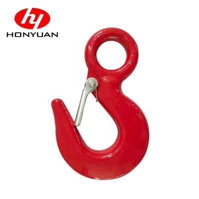 G80 Forged Steel Powder Painted Large Opening Eye Hook