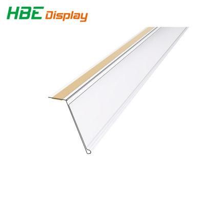 Adhesive Supermarket Shelf Data PVC Price Strip for Wire Shelves