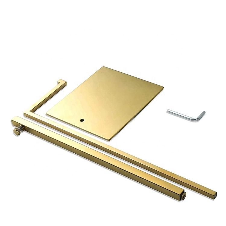 Adjustable Height Purses Display Stand Rack Polished Gold Hanging Bag Handbag Rack Display Stand