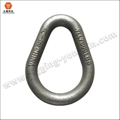 Qingdao Factory Supply Pear Shape Forging Spray Galvanized High Grade Sling Link