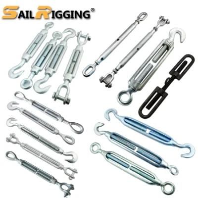 Rigging Hardware Heavy Duty Lifting Wire Rope Turnbuckle with Thimble Fork and Fork