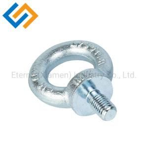 Stainless Steel Rigging DIN580 Carbon Steel Drop Forged Galvanized Lifting Eye Bolt with Metric Thread