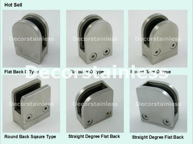 Stainless Steel D Shape Glass Clamp