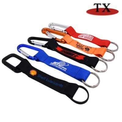 Promotion Cheap Custom Snap Carabiner Hook with Colorful Strap