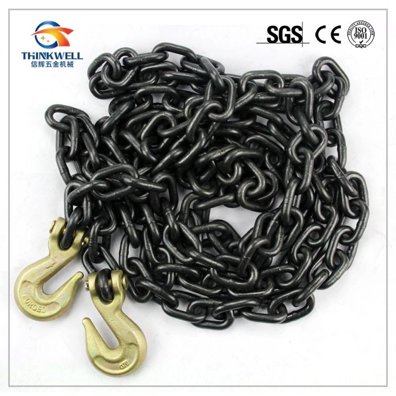 G80 Transport Lashing Drag Chain Binder Chain with Hook