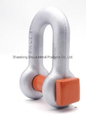 Socket Pin Dee Shackle AISI304/316 Stainless Steel Over-Sized Slot Head Oval Sink Pin Shackle