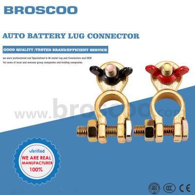 Universal Quick Release Solid Brass Clamps Connectors Car Battery Terminals