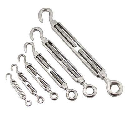 Stainless Steel European Type Open Body Turnbuckle with Hook and Eye