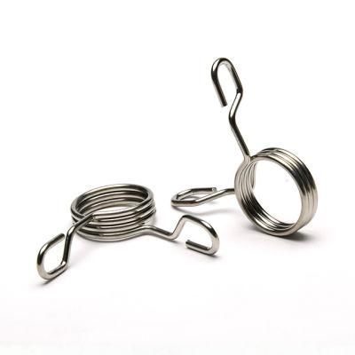 Hongsheng Spring Manufacturer Wholesale Carbon Steel Stainless Steel 3 Twist 180 Degree Torsion Spring Clip