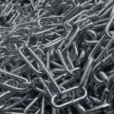 Metal Welded Chain, Zinc Plated DIN5685c Long Link Chain
