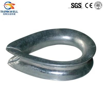 High Quality European Type Galvanized Steel Wire Rope Thimble