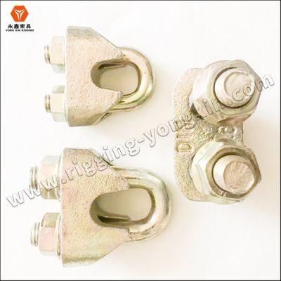 Golden Yellow Cast Forged Malleable DIN1142 Wire Rope Clip