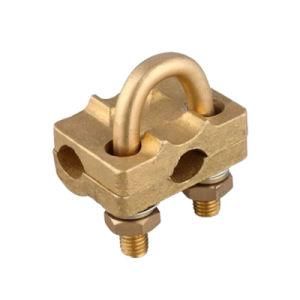 U Type Brass Bronze Ground Rod Clamp