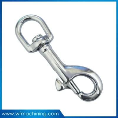 Hot Selling Factory Supplied Stainless Steel Swivel Eye Bolt Snap, Fixed Eye Snap