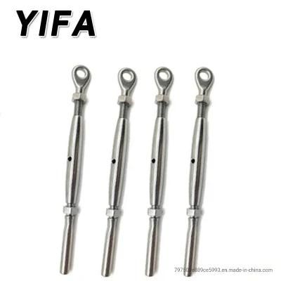 Closed Turnbuckle Eye and Wire Rope Terminal Stainless Steel Turnbuckle