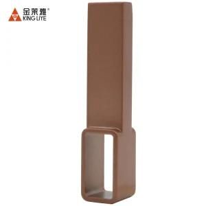 Furniture Hardware Wardrobe Accessories Rectangle Tube/Pipe Support Center of Zinc Alloy