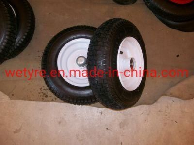 Airport Trailer Wheel Trailer Part High Quality Metal Rim Pneumatic Rubber Wheel (16&prime;/4.50-8)