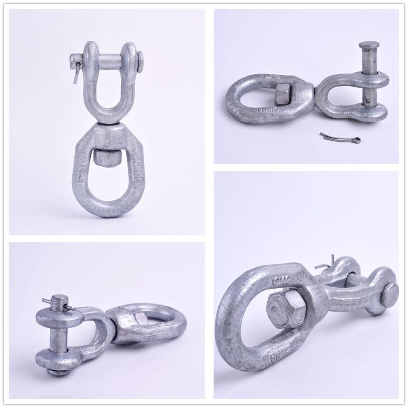 Forged Regular Stainless Steel Eye and Jaw Swivels G-403 Rigging