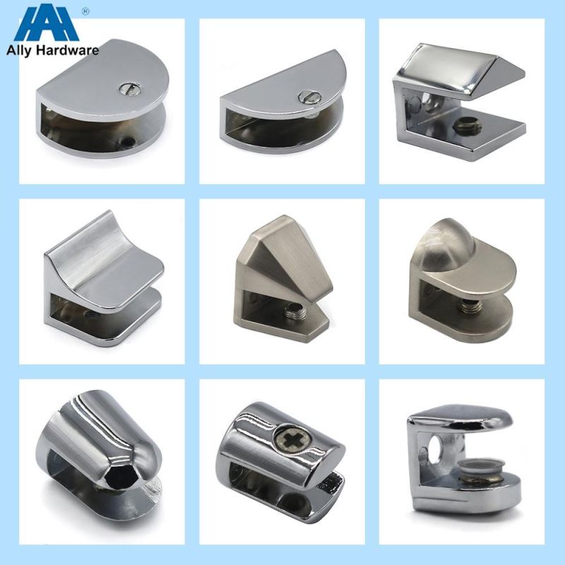 Wholesale Round Shape Chrome Plated Glass Holding Clamp