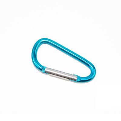 D Shape Aluminum Carabiner for Keychain