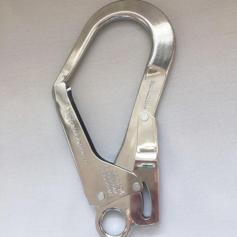 Fall Protection Forged Safety Snap Hook for Climbing Fitting Rebar Hook Snap Hook Safety Snap Hook Stamped Snap Hook