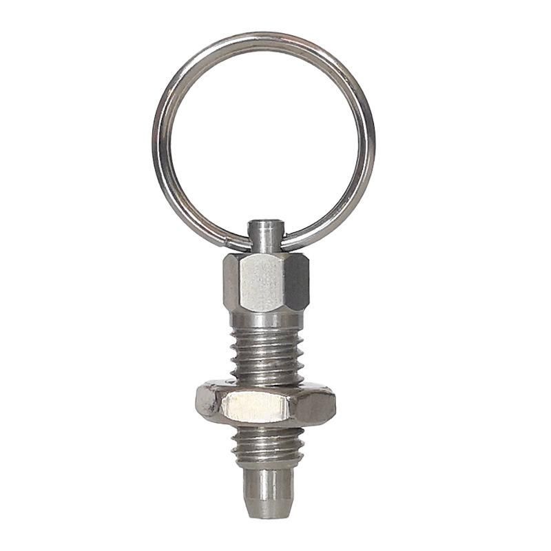 High Precision Retractable Index Plunger of Spring Loaded Indexing Plungers Pin with Hex Collar