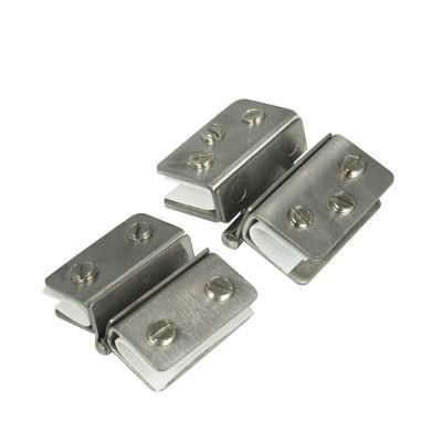 Hotel Window Glass Clips Stainless Steel Patch Fitting Glass Door Bottom Clamp