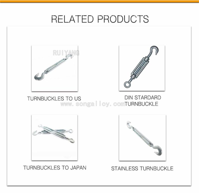 Stainless Steel Rigging Wire Rope Turnbuckle Hardware