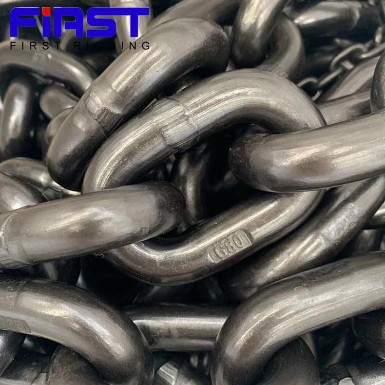 Hot DIP Galvanized Alloy En818-2 G80 Lifting Chain for Mining
