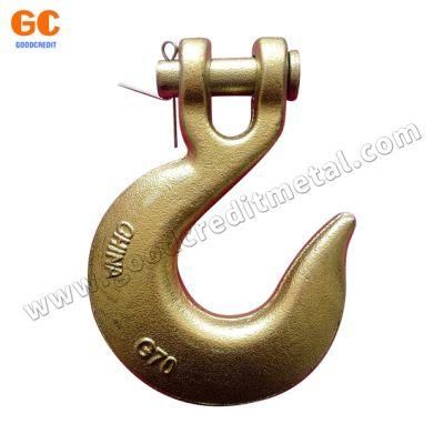 G70 G80 Forging Galvanized Clevis Slip Hook with Latch