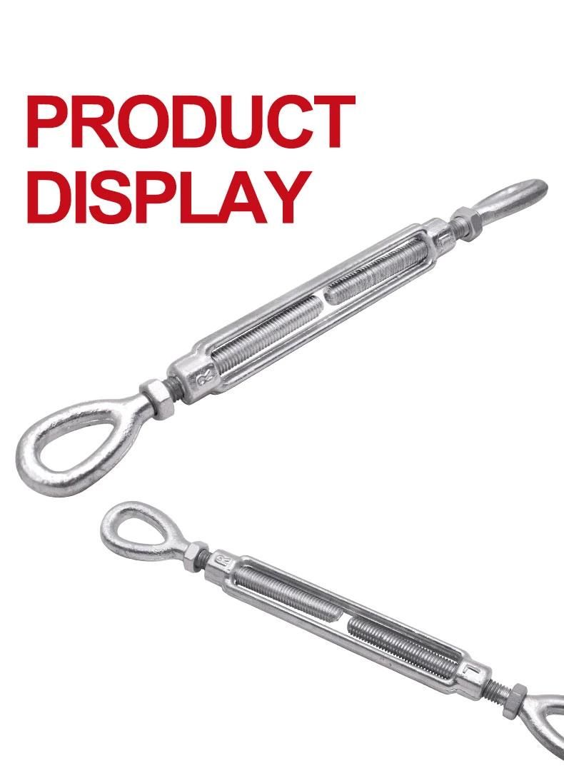 Forged Galvanized Steel Us Type Turnbuckle
