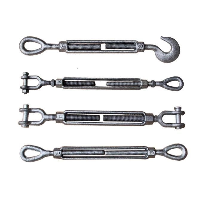 Us Type Drop Forged Carbon Steel Galvanized Heavy Duty Standard Turnbuckle with Jaw and Jaw