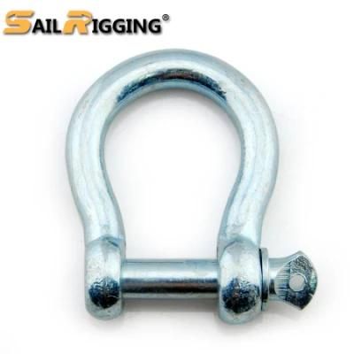 Rigging High Polished European Type Screw Pin Bow Shackle