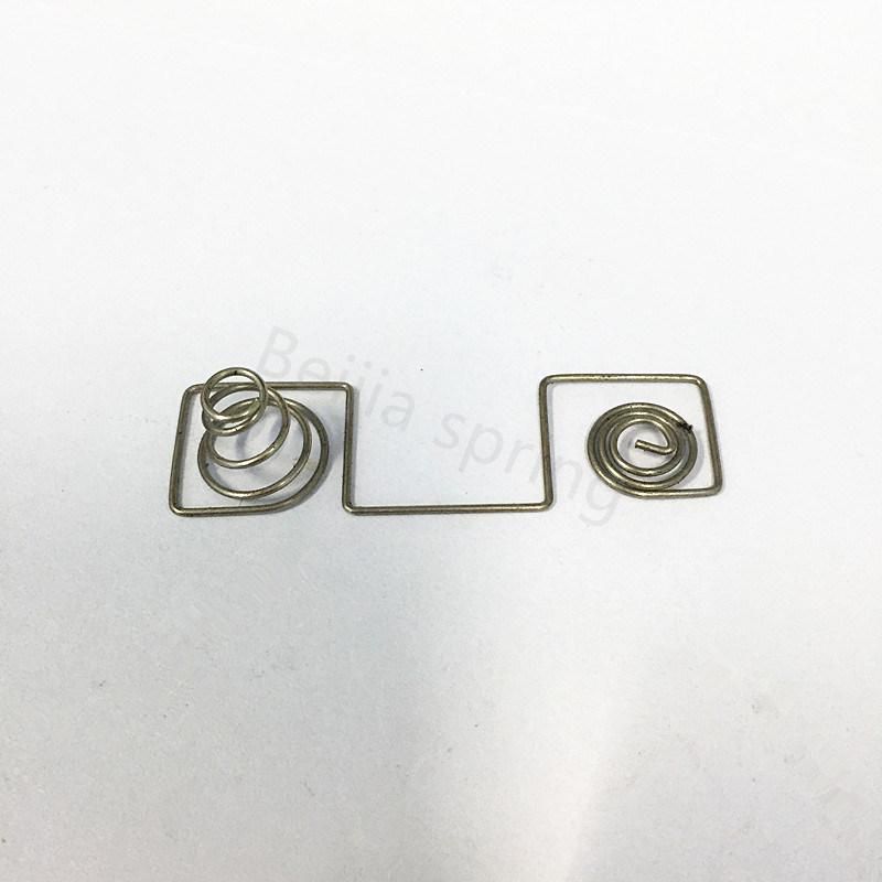 China High-End Custom Shaped Compressing Battery Spring