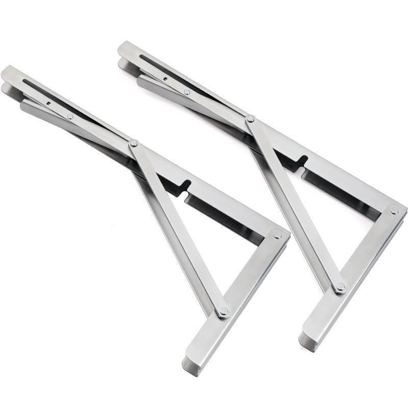 Stainless Steel 304 Folding Triangular Support Bracket Wall Rack