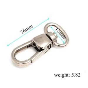 Hot Sale Stainless Steel Pet Swivel Snap Hook for Bag Accessories Dog Clips (HS6105)