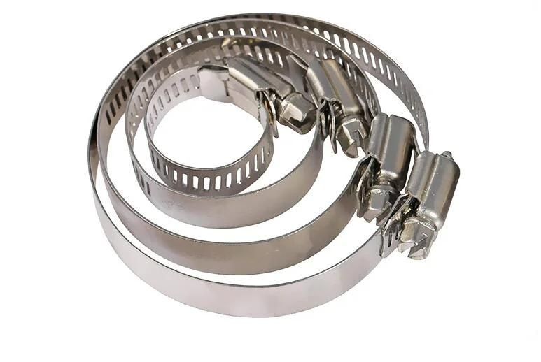 304 Stainless Steel Fixed Gas Pipeline Pipe Clamp Hose Clamp